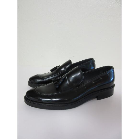 CABANI Black Patent Leather 41 (US 8) Tassels Slip On Men\'s Dress Loafers main image 9